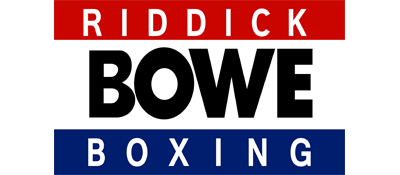 Riddick Bowe Boxing logo for GameBoy